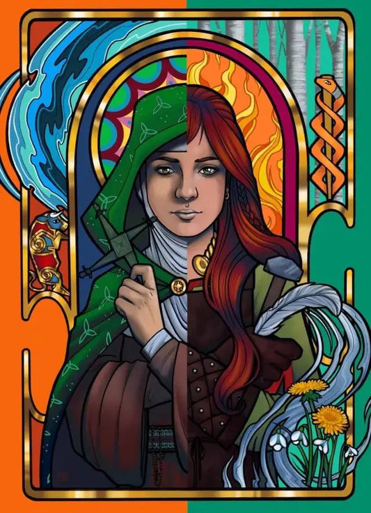 Mural of St. Brigid