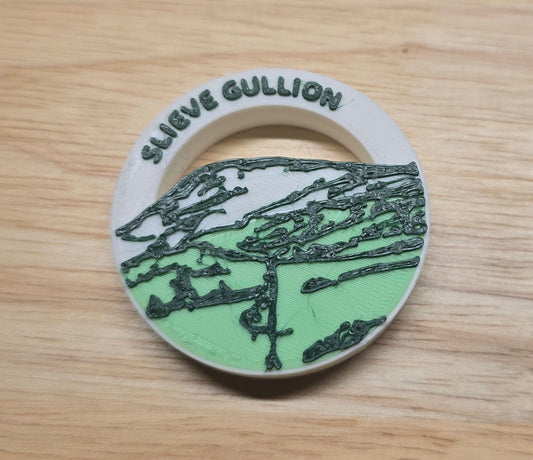 Ring of Gullion Souvenir - 3D Printed Fridge Magnet