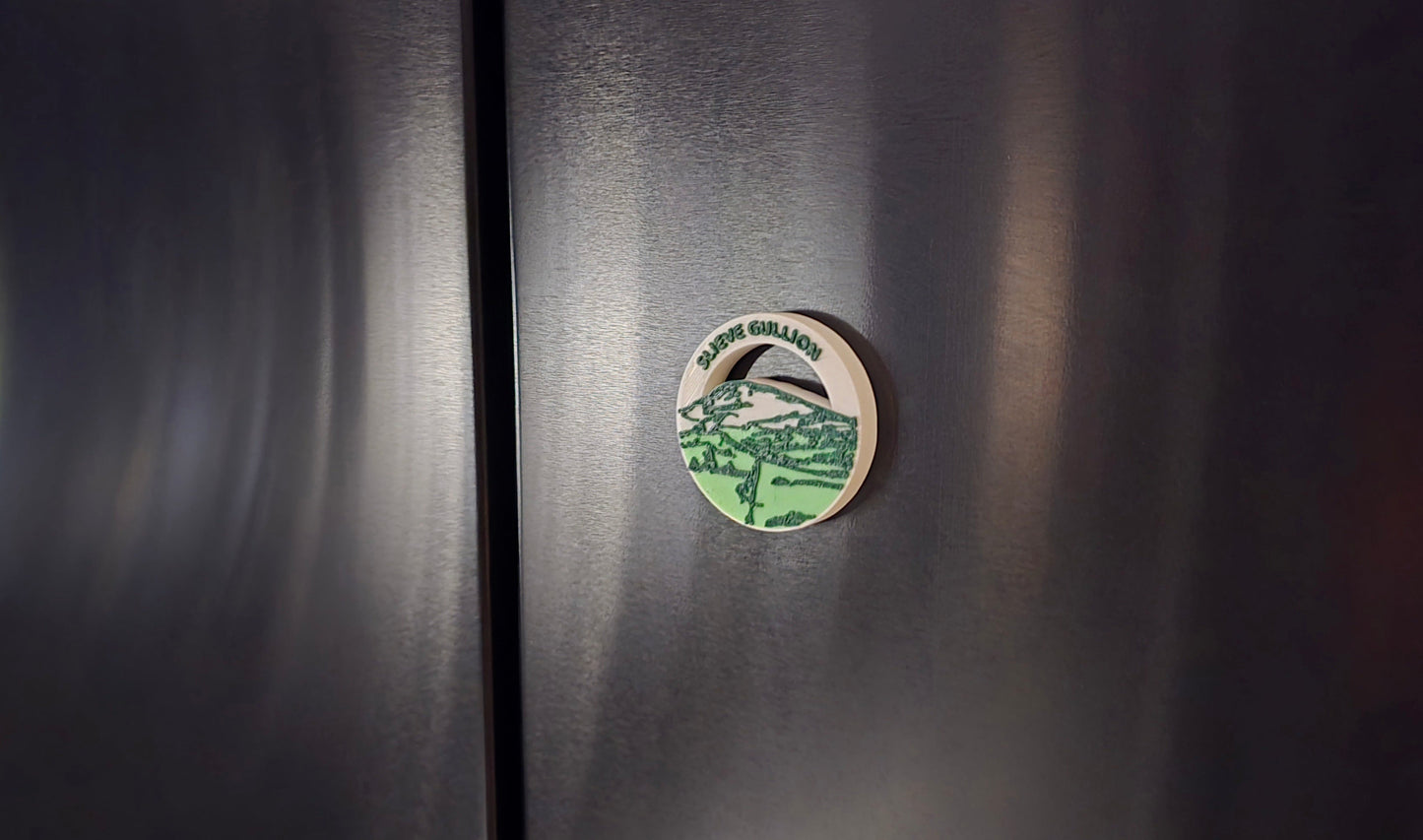 Ring of Gullion Souvenir - 3D Printed Fridge Magnet