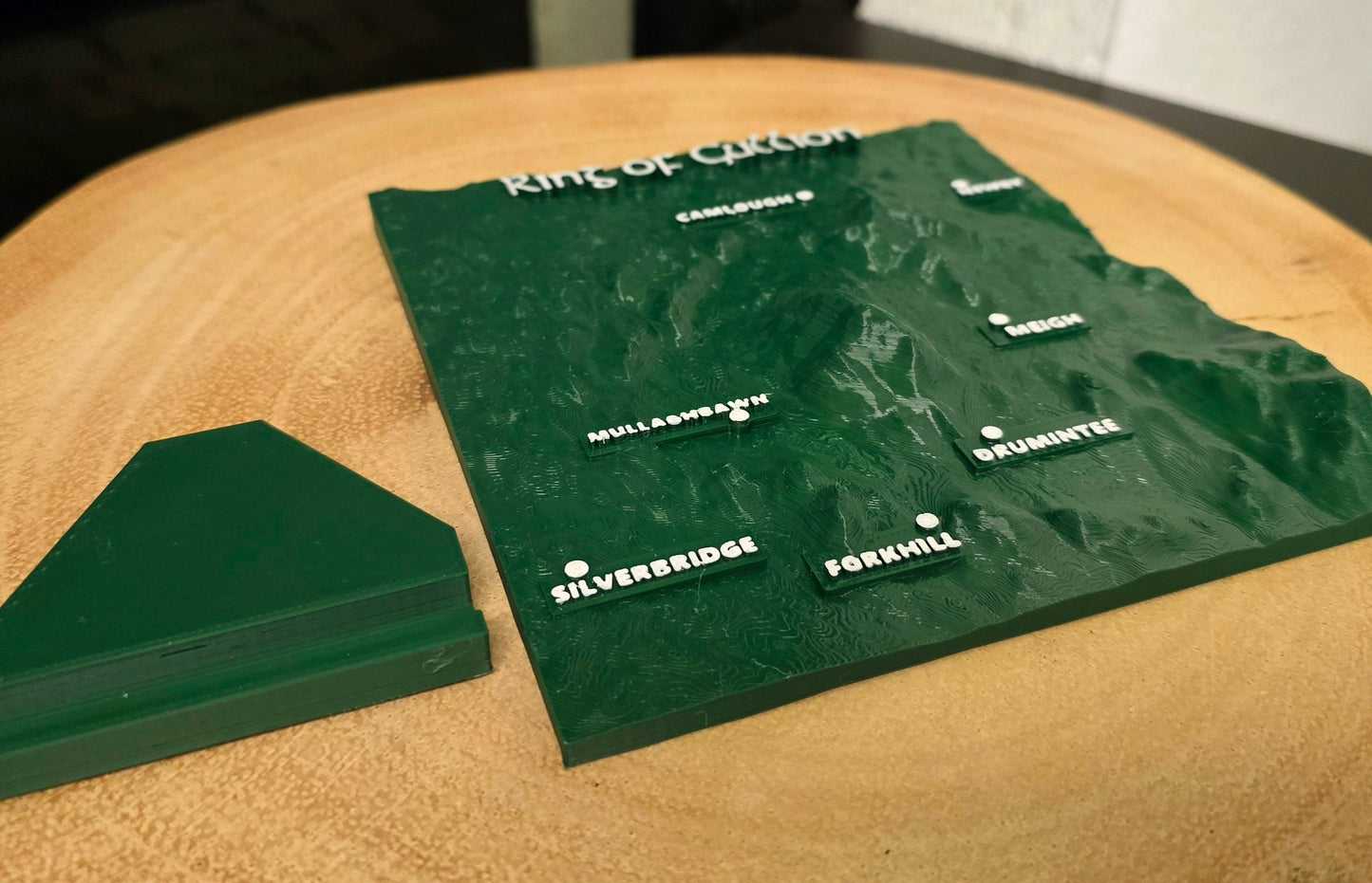 Ring of Gullion Souvenir - 3D Printed Topographical Map Plaque