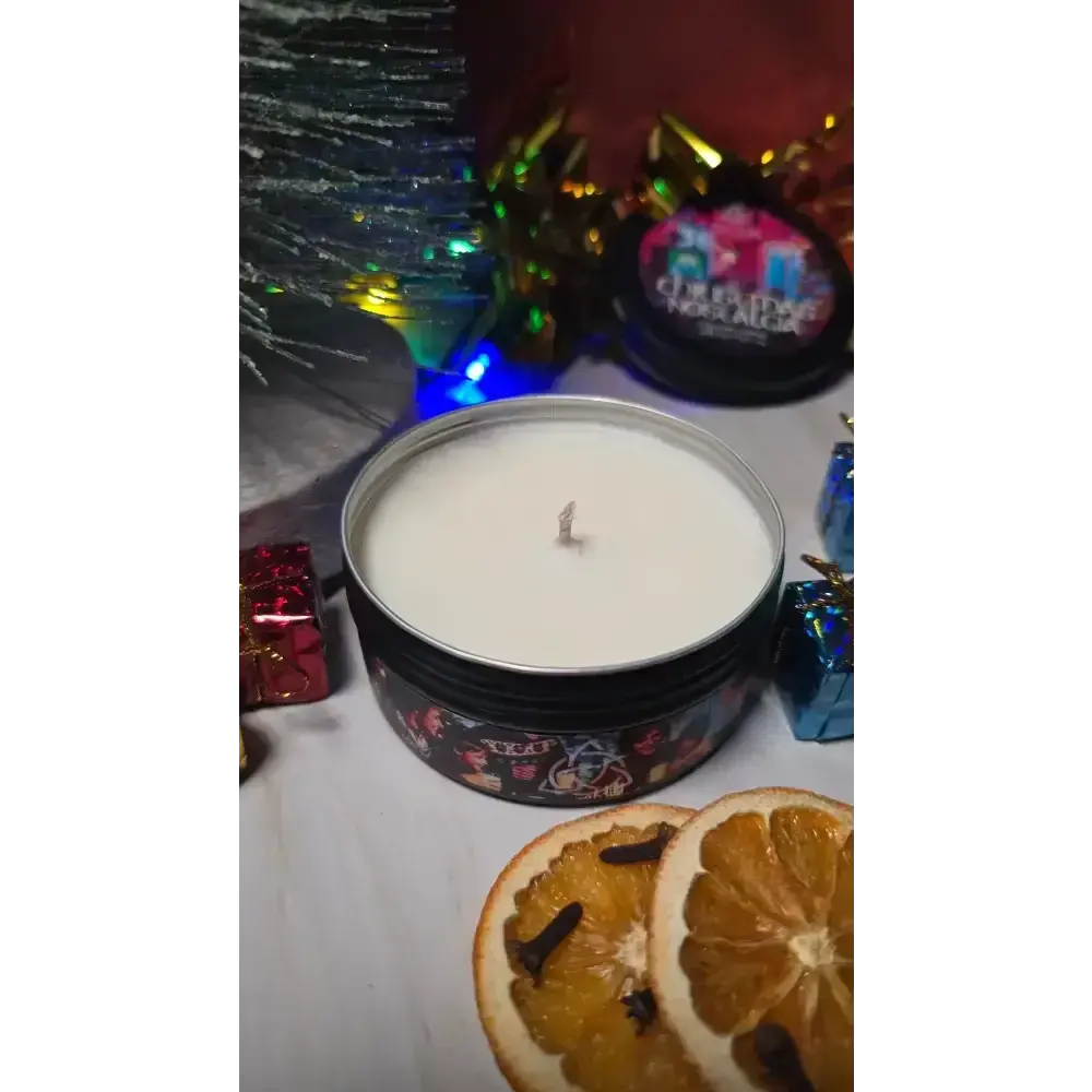 Christmas Nostalgia - Christmas Tin Candle - Candle