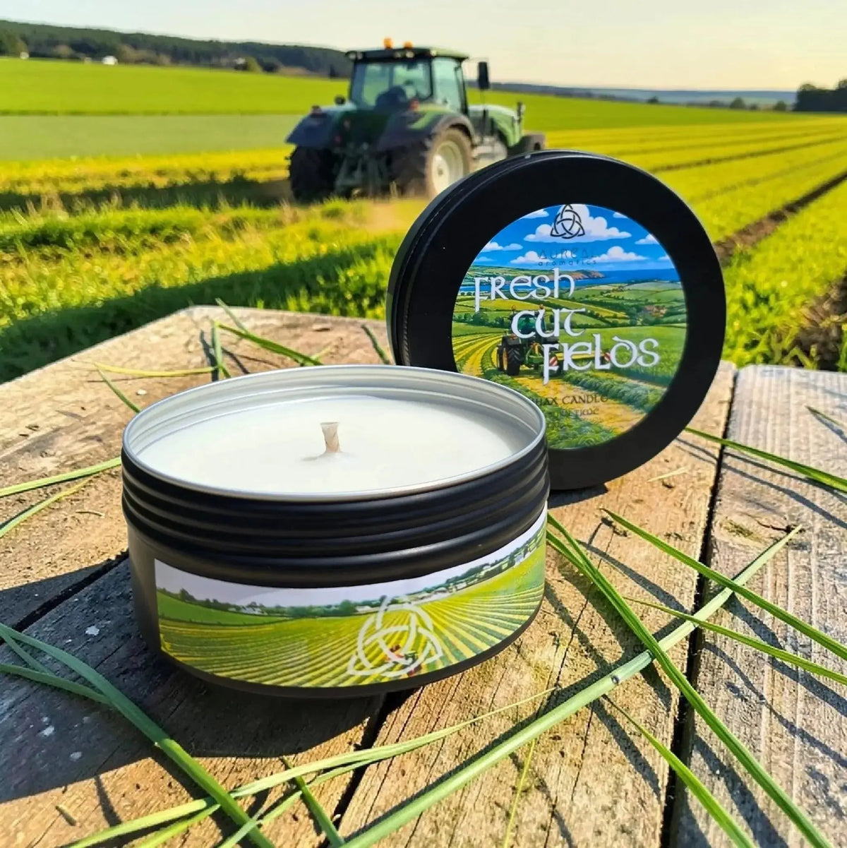 Fresh Cut Fields - Luxury Irish Candle Aureal Aromatics