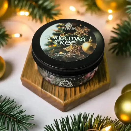 Christmas Tree - Christmas Tin Candle - Candle