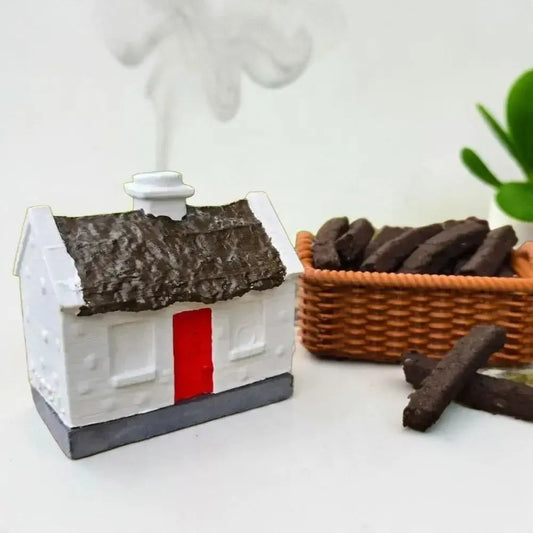 irish turf cottage and creel bundle