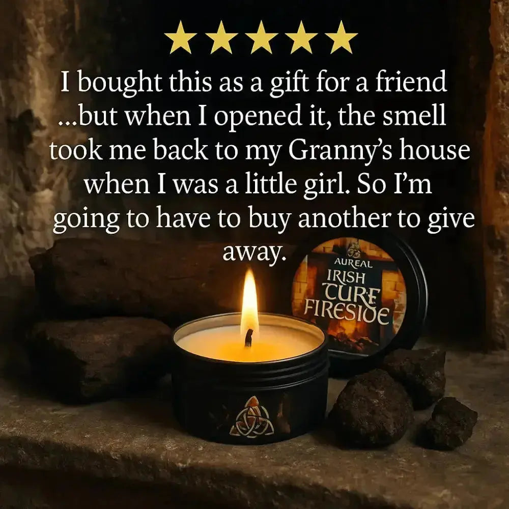 Irish Turf Fireside - Atmospheric Soy Tin Candle - Candle