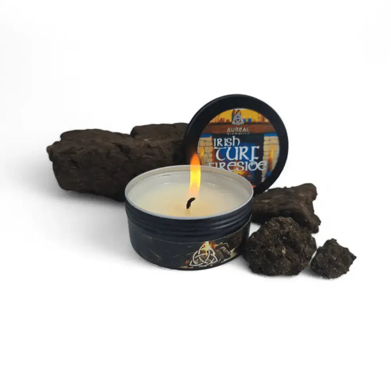 Irish Turf Candle - Turf Fireside - Luxury Tin Candle