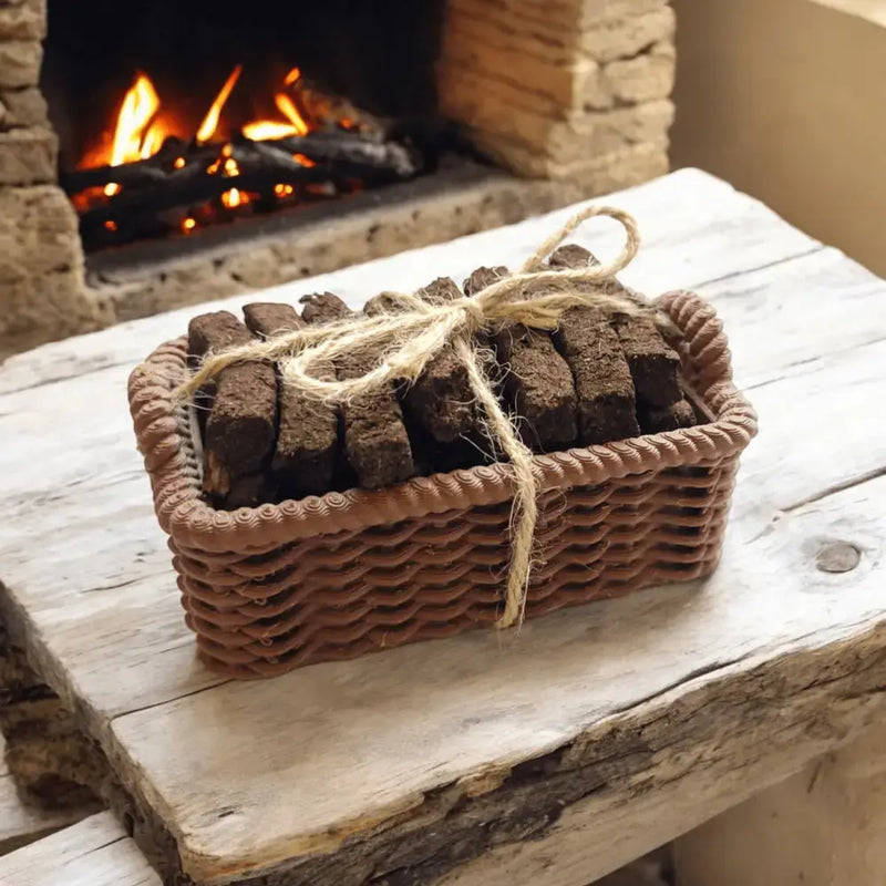 Irish Peat Incense 'Creel' Basket Set (24 pc) - The smell of Ancient Ireland