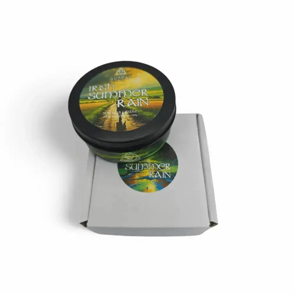 Irish Summer Rain Candle and box