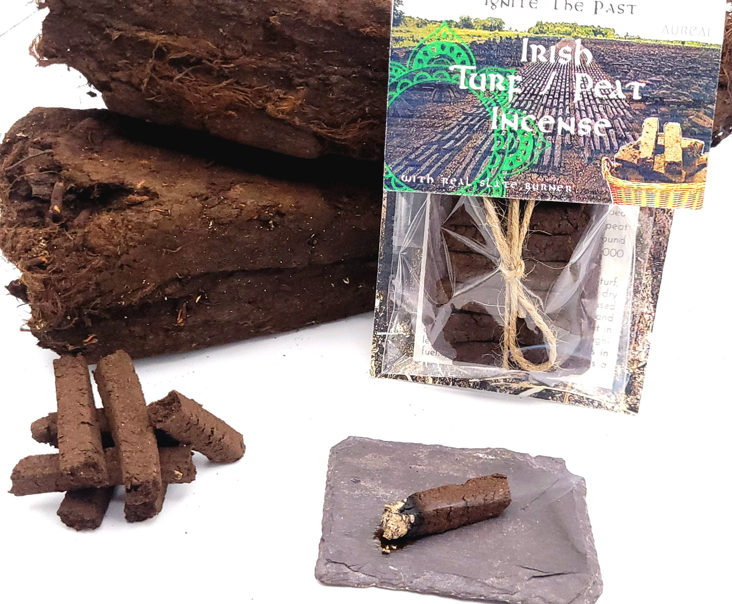 Irish Turf / Peat Incense Set - The smell of Ancient Ireland